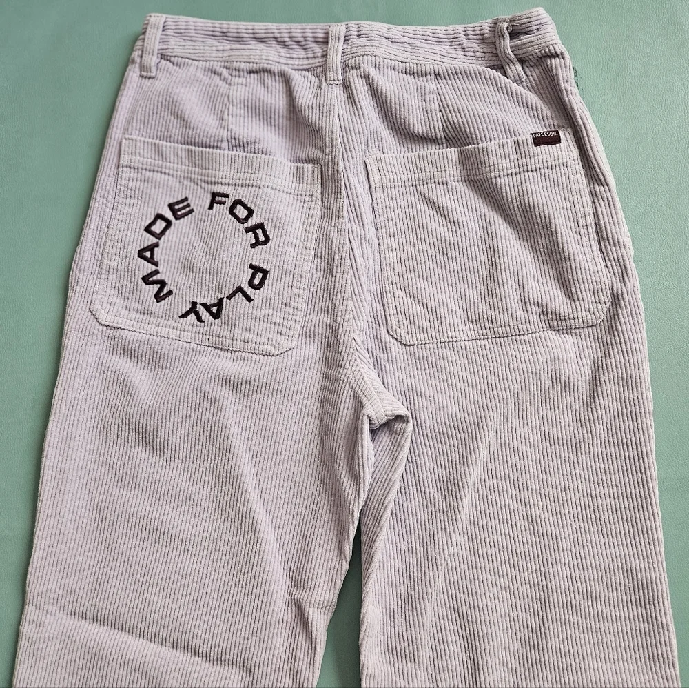 Paterson Wide Leg Lavender Corduroy Skate Pants